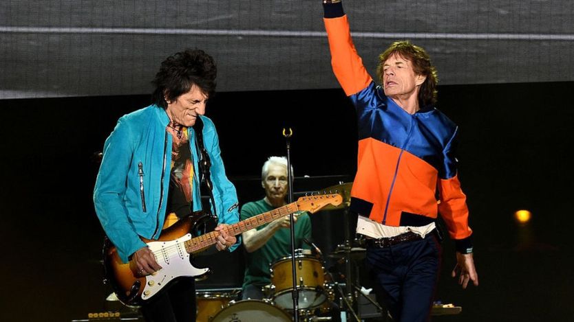 GETTY IMAGES "Nuestra primera gira fue con The Rolling Stones", dice Martin.