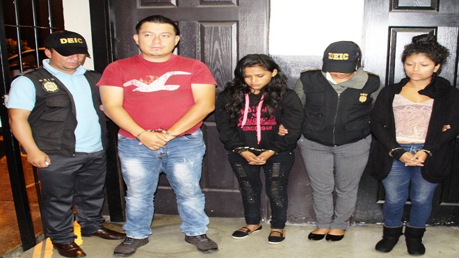 Supuestos extorsionistas