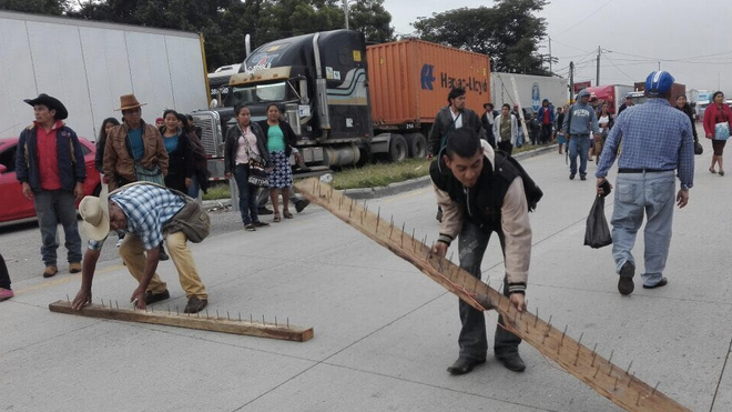 Protestas y bloqueos de codeca