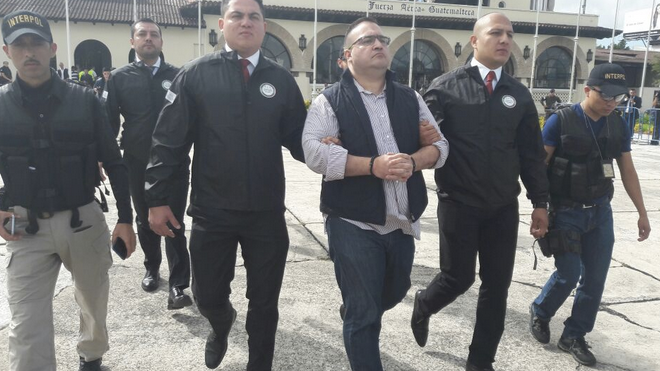 Javier Duarte fue extraditado