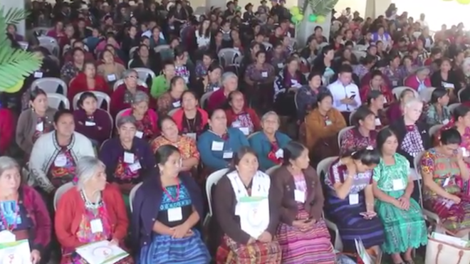 En Sololá se llevó a cabo el Tercer Encuentro Nacional de Comadronas.