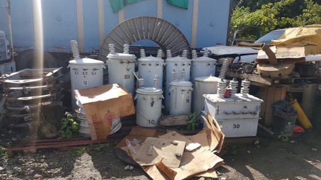 MP en allanamientos recupera transformadores de dudosa procedencia