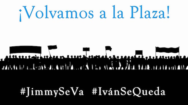 #IvánSeQueda Convocan a protesta en la Plaza de la Constitución