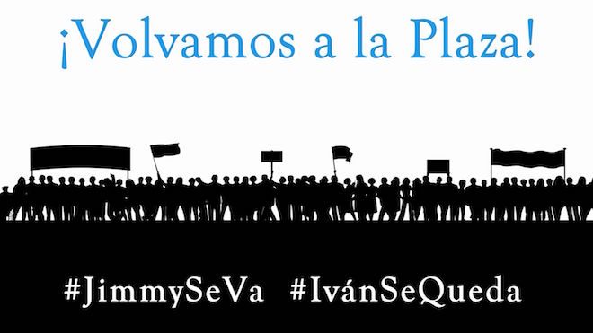 #IvánSeQueda Convocan a protesta en la Plaza de la Constitución