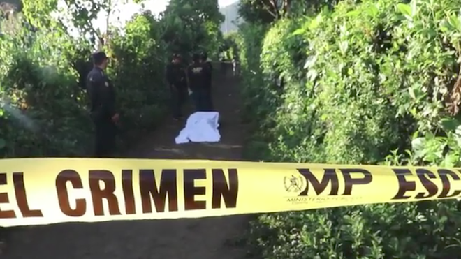 localizan cuerpo de una mujer en Chimaltenango
