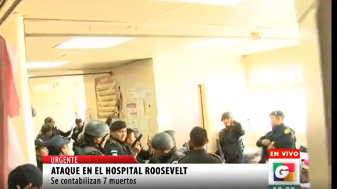 Insólito escape en el Hospital Roosevelt tras matanza