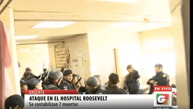 Insólito escape en el Hospital Roosevelt tras matanza