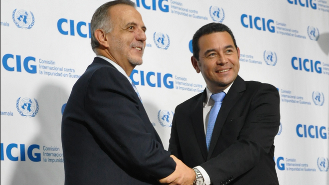 JIMMY MORALES E IVAN VELÁSQUEZ