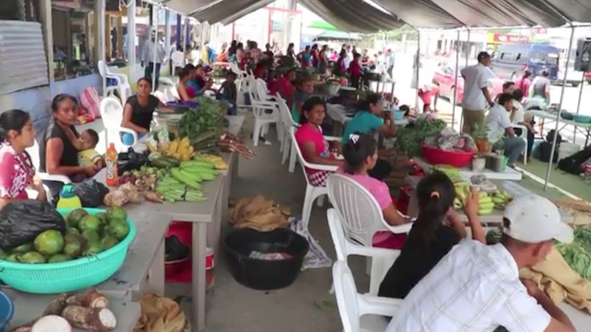 Evento agroecológico en Petén