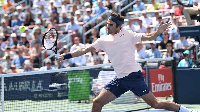 Roger Federer se luce dominante en su debut del Masters 1000 de Montreal
