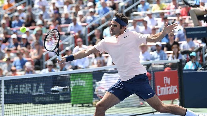 Roger Federer se luce dominante en su debut del Masters 1000 de Montreal