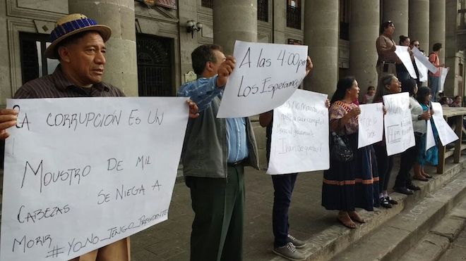 Manifestación en Quetzaltenango