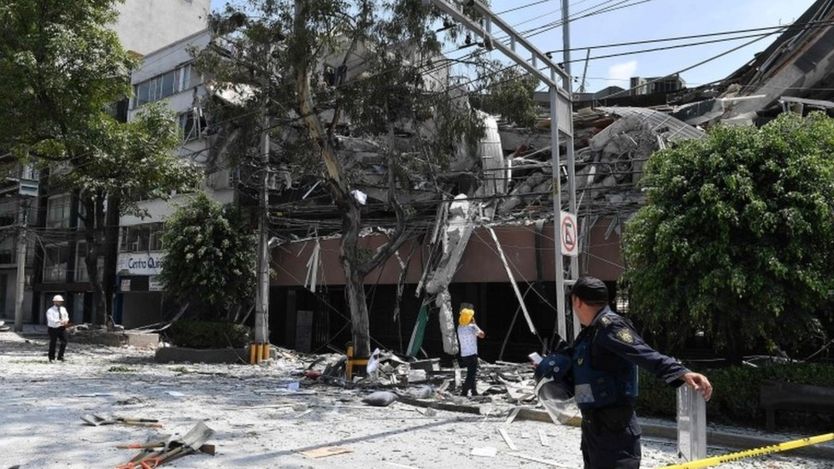 Fuerte sismo sacude la Ciudad de México