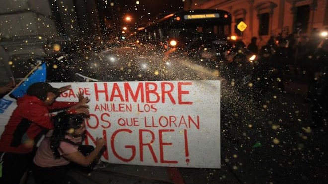 PNC dice que no lanzaron bombas lacrimógenas, fue gas pimienta