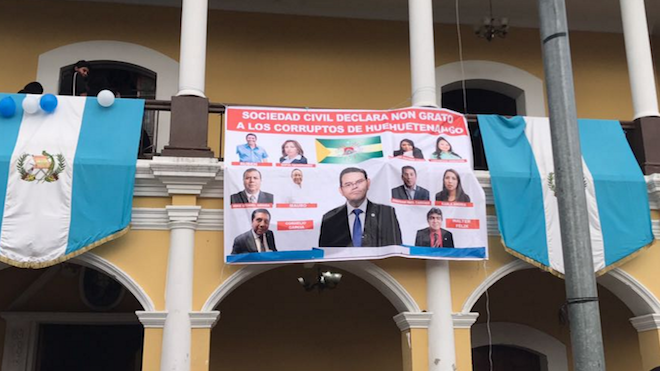 Huehuetenango declara "hijos ingratos" a sus diputados por amnistía a la impunidad