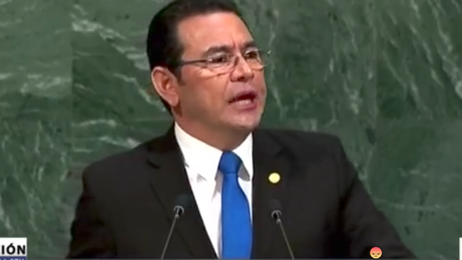 Jimmy Morales habla ante la asamblea de la ONU y habla sobre la CICIG desnutrición