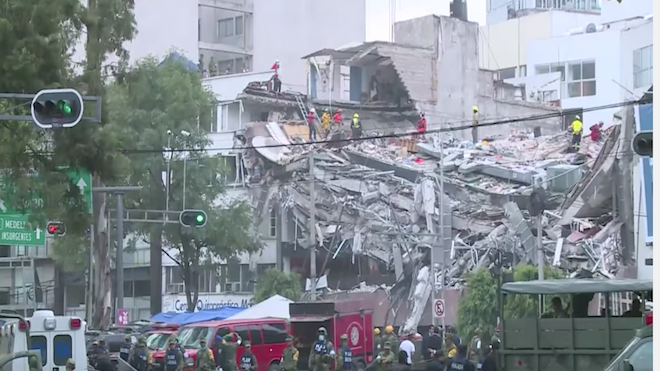 Contrarreloj, México busca desenterrar sobrevivientes tras devastador terremoto