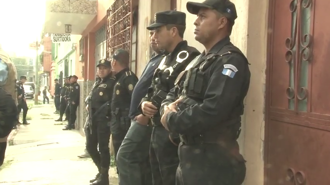 Allanamiento en barrio El Gallito