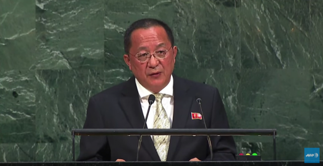 Canciller Norcoreano asegura que trump declaro la guerra