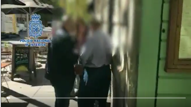 VIDEO: Vea el momento en que la policía de Madrid captura a Julio Ligorría