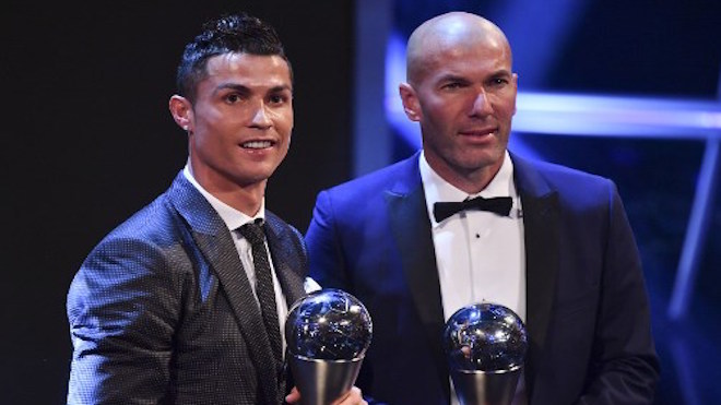 Con Ronaldo y Zidane, el Real Madrid arrasa en los premios FIFA