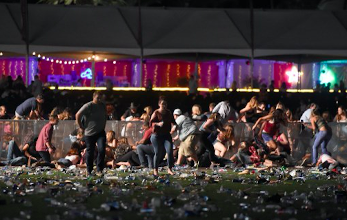 Atentado terrorista en Las Vegas, tiroteo