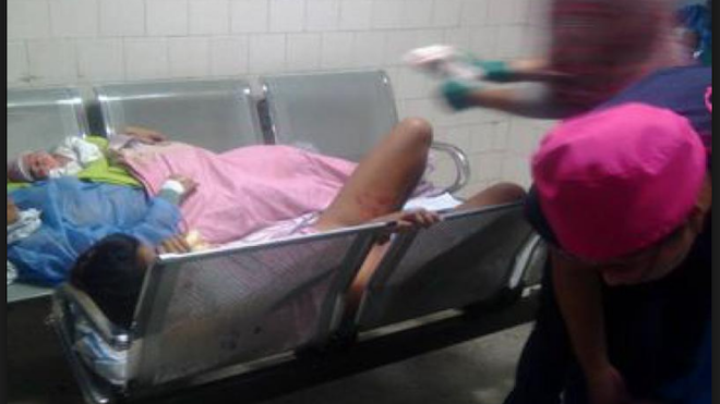 Siete detenidos por foto de mujeres dando a luz en sala de espera