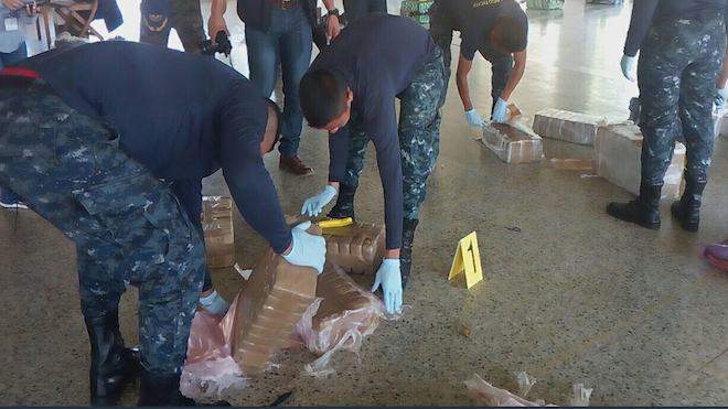 Decomisan 744 kilos de cocaína en el Pacífico