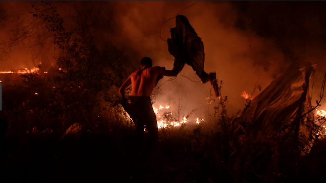 Incendios en Portugal y España dejan 45 muertos