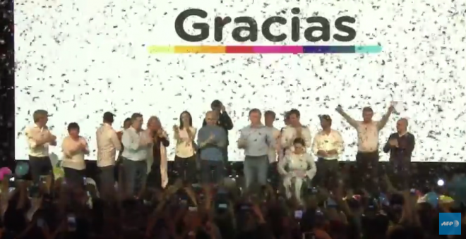 Macri celebra triunfo