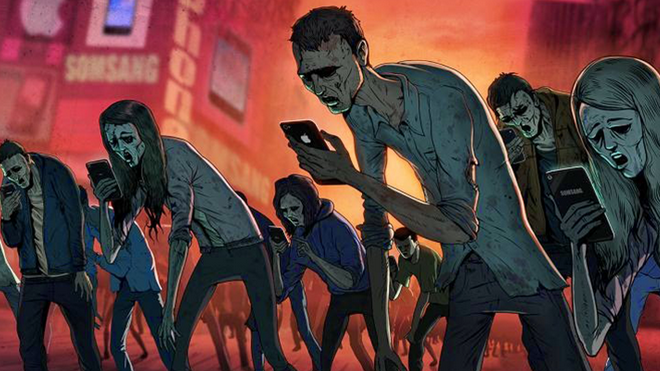 Multarán a peatones que usen el celular mientras crucen la calle