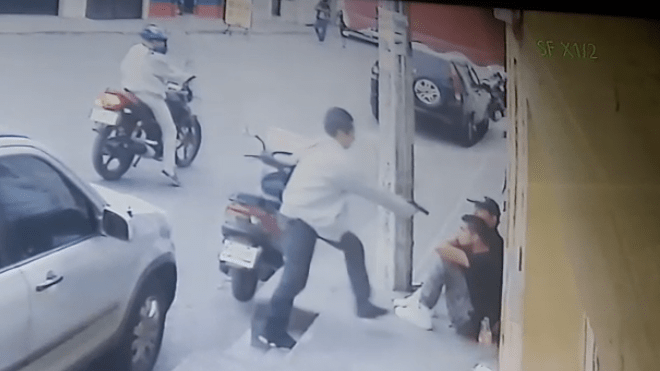 VIDEO: Graban asesinato a quemarropa en la zona 14
