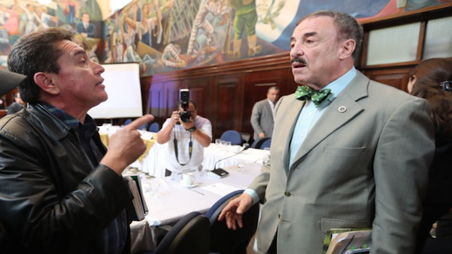 VIDEO-GALERÍA: Joviel Acevedo y Linares Beltranena se en