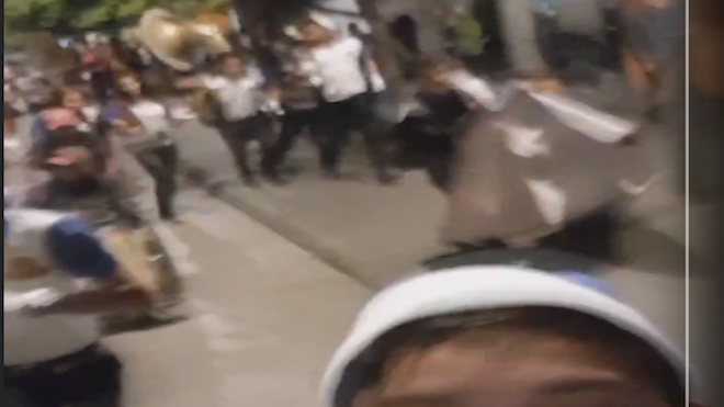 VIDEO: Pánico en La Sexta, balacera en medio de celebración navideña