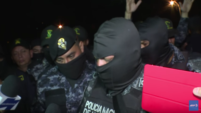 Tensión en Honduras tras huelga de policias