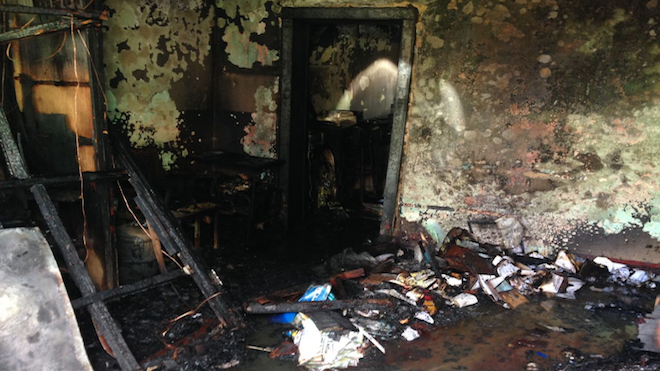 [VIDEO-GALERÍA] Incendio en Mercado La Palmita deja varios locales destruidos