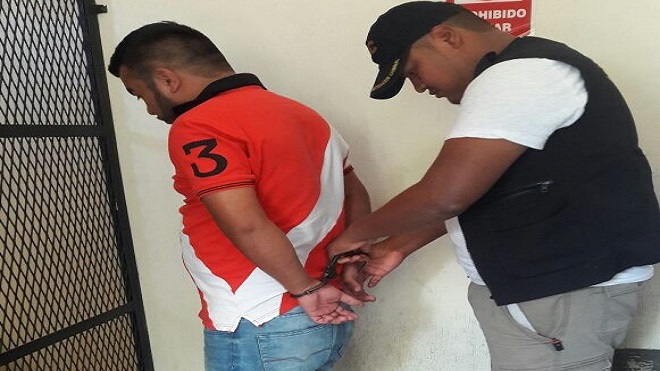 Hijo de alcalde es capturado por disparar contra un PNC