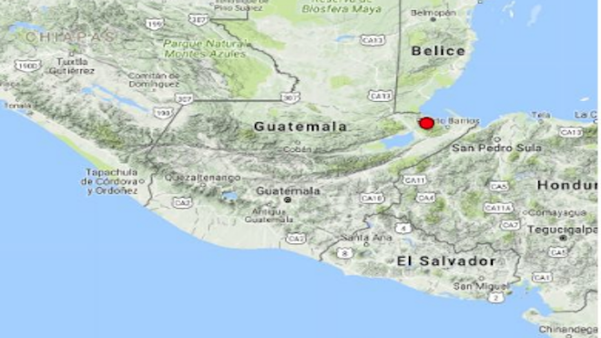 #UltimaHora: Se registra sismo en Izabal