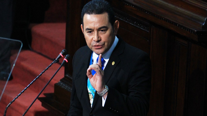 Jimmy Morales le responde a Thelma Alda y defiende su actuación en lucha contra corrupción