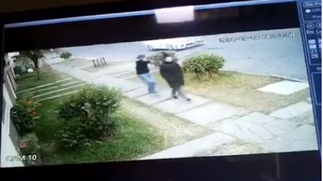 IMAGENES IMPACTANTES: Cámara capta el asesinato de mujer en las Charcas