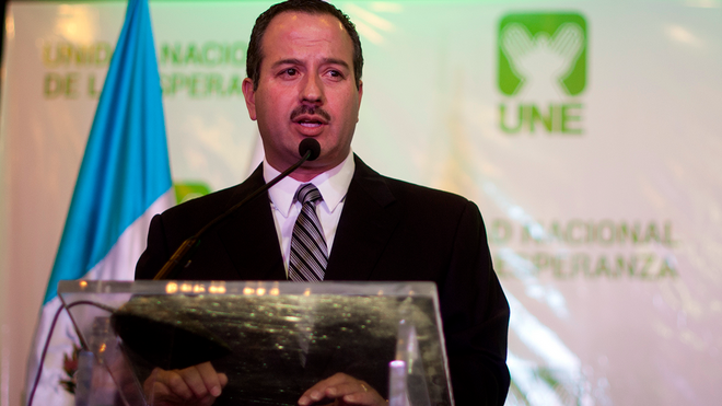 Mario Leal, excandidato de la UNE