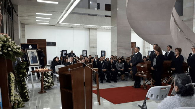 Honras fúnebres para José Arturo Sierra exmagistrado de la CSJ