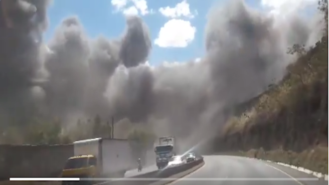 URGENTE: Autoridades en alerta por incendio en el kilómetro 22 de Villa Nueva