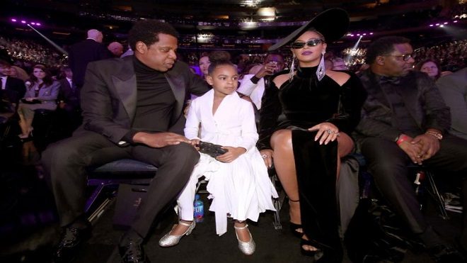 Beyoncé y su hija hicieron una entrada triunfal en los Grammys