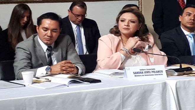 [VIDEO] Canciller Sandra Jovel: El problema es Iván Velásquez y sus "shows mediático"