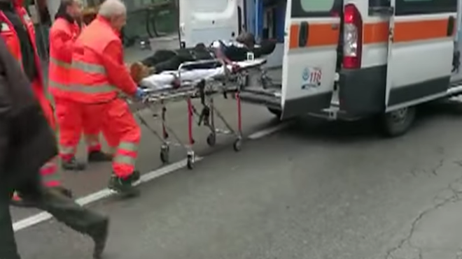 VIDEO: Un tiroteo en Italia contra "extranjeros" deja seis heridos