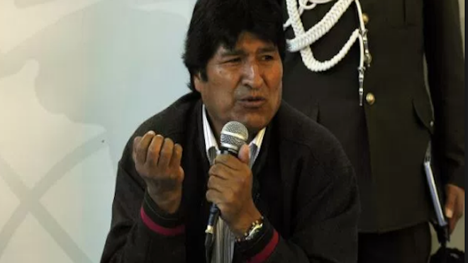 Morales llama a sus bases a prepararse para una "guerra digital" en Bolivia