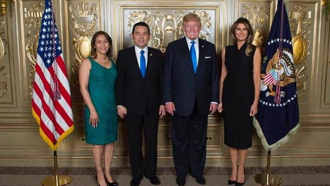 Donald Trump y Jimmy Morales