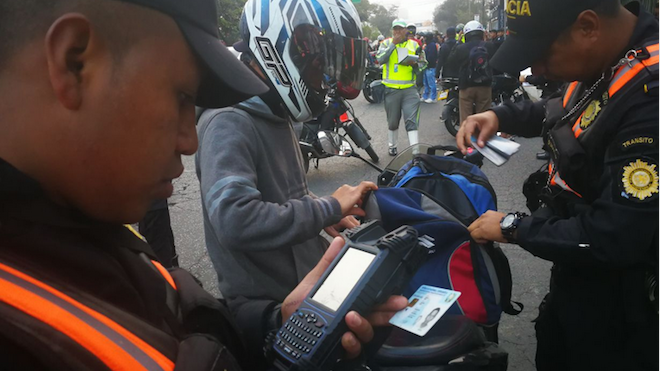 Operativo relámpago contra motocicletas y motoristas