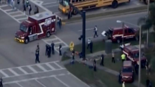 #URGENTE Decenas de menores heridos en tiroteo en escuela de Florida, EEUU
